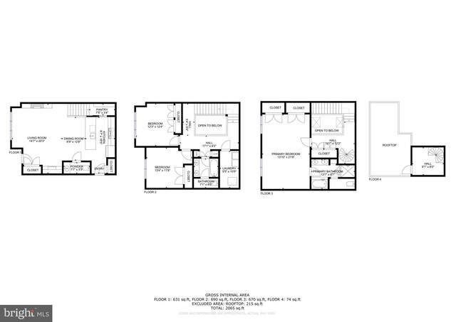 1423 1st St NW Unit B, Washington, DC 20001 - room layout