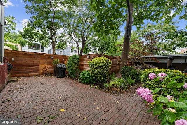 1423 1st St NW Unit B, Washington, DC 20001 - fenced backyard featuring a patio area and a grill