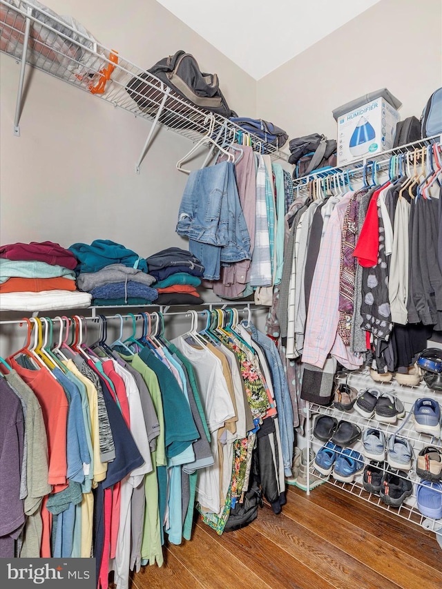 3218 Thornapple Dr, Frederick, MD 21704 - spacious closet featuring wood finished floors
