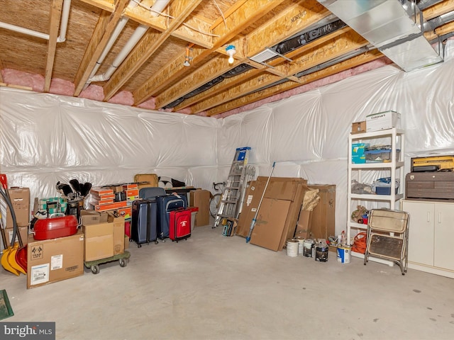 3218 Thornapple Dr, Frederick, MD 21704 - view of unfinished below grade area