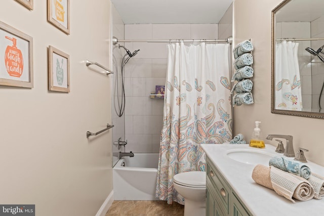 1413 Cortez Rd, Blue Bell, PA 19422 - full bath featuring vanity, toilet, and shower / bath combo with shower curtain