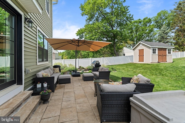 1413 Cortez Rd, Blue Bell, PA 19422 - view of patio / terrace with an outdoor hangout area