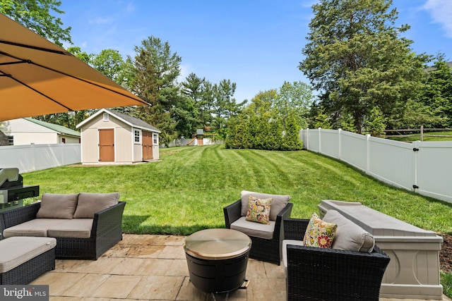 1413 Cortez Rd, Blue Bell, PA 19422 - view of yard with an outdoor living space, a patio, and a playground
