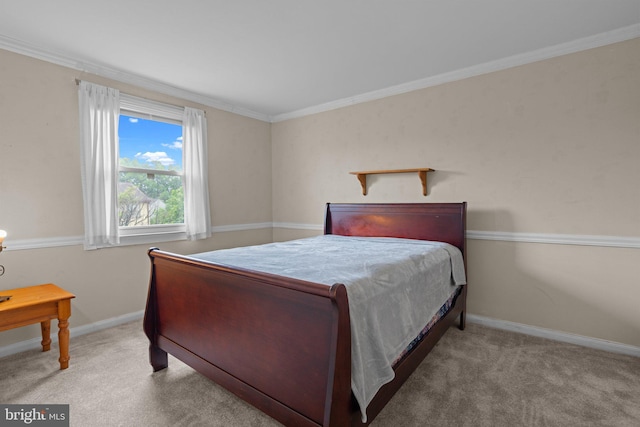 3618 Creamery Rd, Bensalem, PA 19020 - bedroom with carpet flooring, baseboards, and crown molding