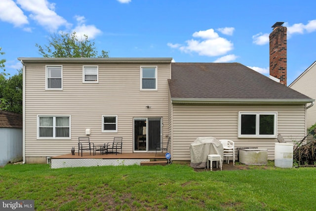 3618 Creamery Rd, Bensalem, PA 19020 - back of property featuring a lawn