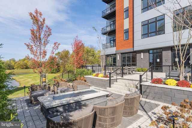 575 S Goddard Blvd Unit 511, King Of Prussia, PA 19406 - view of patio / terrace featuring a balcony