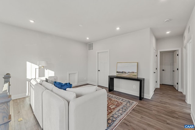 98A Laconia Ln, Charlottesville, VA 22911 - living area with light wood-type flooring, recessed lighting, and baseboards