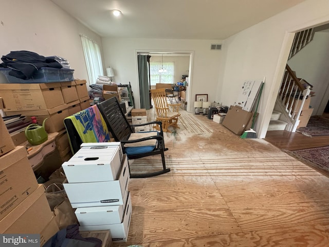 801 Irenic Ct, Norristown, PA 19403 - living area with stairs