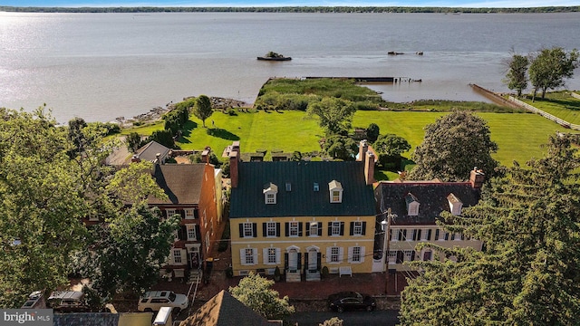 55 The Strand, New Castle, DE 19720 - aerial view of a nearby body of water