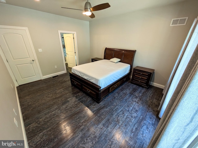 130 Corktree Rd, Kunkletown, PA 18058 - bedroom featuring wood finished floors, baseboards, and a ceiling fan