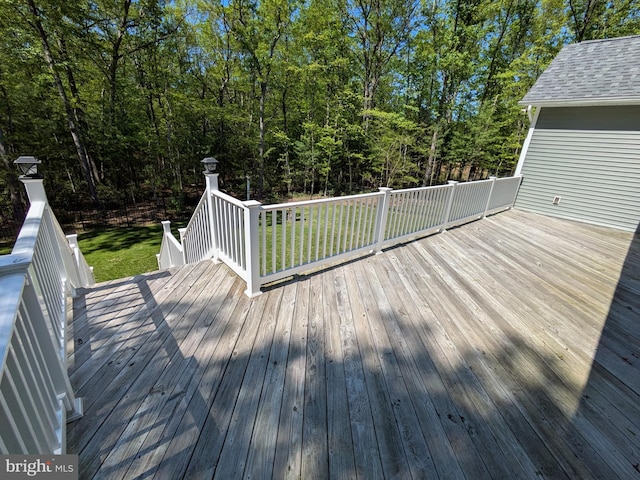 130 Corktree Rd, Kunkletown, PA 18058 - deck featuring a lawn