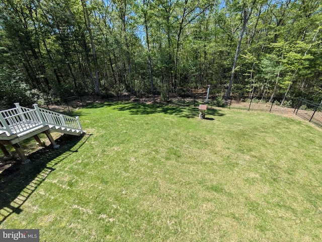 130 Corktree Rd, Kunkletown, PA 18058 - view of yard featuring a deck