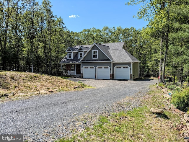 130 Corktree Rd, Kunkletown, PA 18058 - view of front of property featuring gravel driveway and a garage