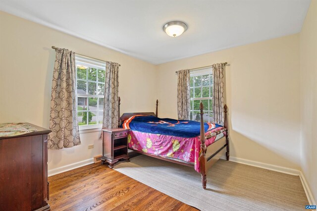 150 N Bennington Rd, Charlottesville, VA 22901 - bedroom with multiple windows, baseboards, and wood finished floors