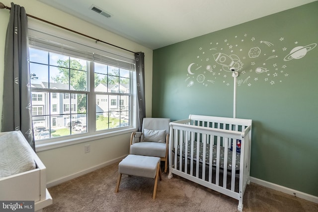104 Overlook Dr, Hanover, PA 17331 - bedroom featuring carpet flooring, baseboards, and a crib