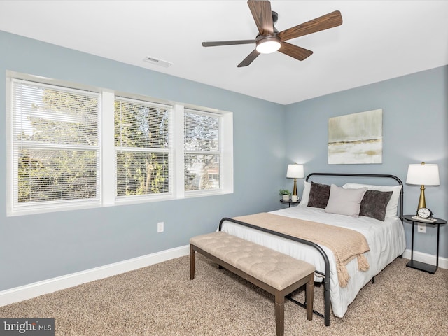 5443 Jonquil Ave, Baltimore, MD 21215 - carpeted bedroom featuring baseboards and ceiling fan