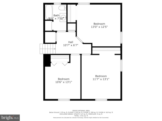 10317 Beaumont St, Fairfax, VA 22030 - floor plan / room layout