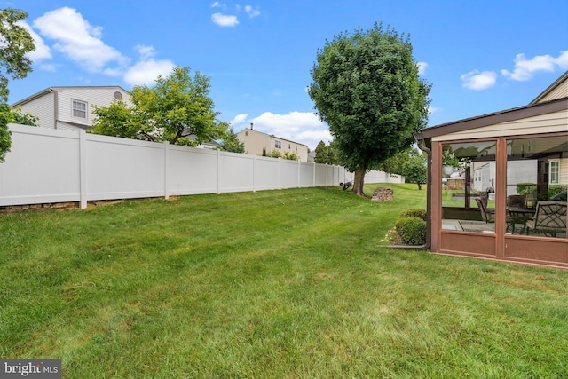 3604 Haystack Ln, Bensalem, PA 19020 - view of yard with a sunroom