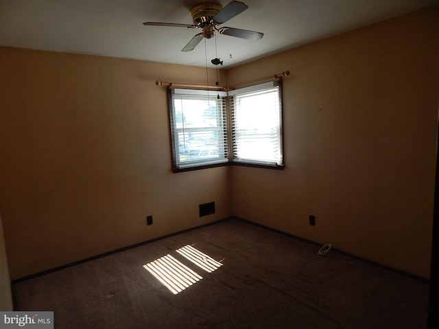 12 Gerard Rd, Hamilton, NJ 08620 - carpeted empty room featuring a ceiling fan and baseboards