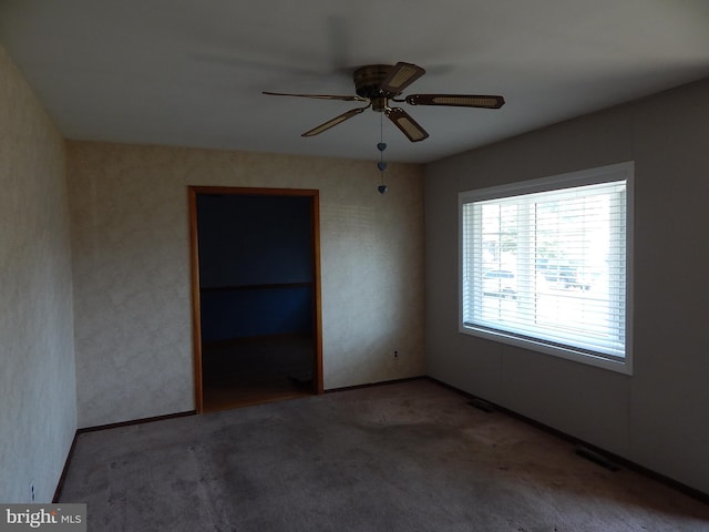 12 Gerard Rd, Hamilton, NJ 08620 - carpeted spare room featuring ceiling fan