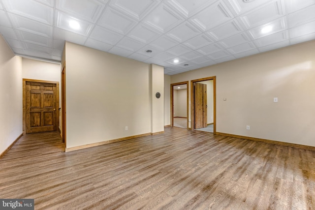 14854 Trout School Rd, Felton, PA 17322 - unfurnished room with light wood-style floors, baseboards, and recessed lighting