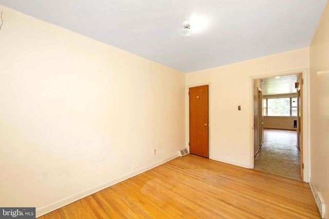 4021 Balwynne Park Rd, Philadelphia, PA 19131 - spare room featuring baseboards and light wood finished floors