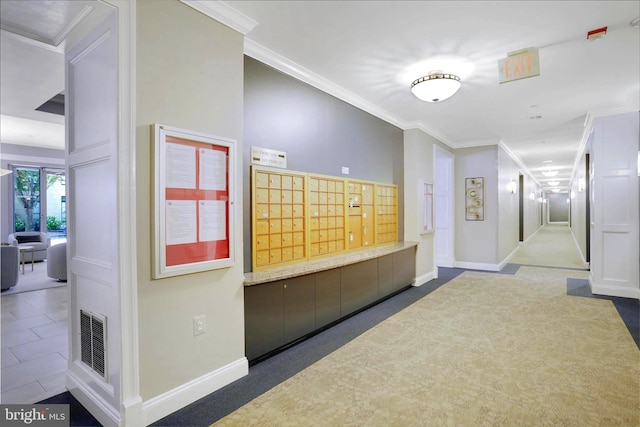 440 Belmont Bay Dr Unit 406, Woodbridge, VA 22191 - view of home's community with mail area and ornamental molding