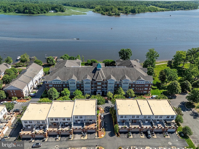 440 Belmont Bay Dr Unit 406, Woodbridge, VA 22191 - aerial view of a nearby body of water and apartment complex / building