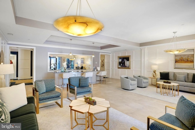 440 Belmont Bay Dr Unit 406, Woodbridge, VA 22191 - lobby featuring a decorative wall and ornamental molding