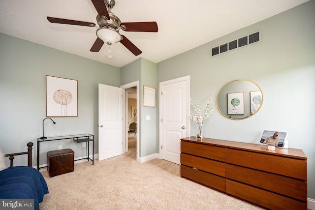 311 Summit Woods Dr, Mc Henry, MD 21541 - carpeted bedroom with baseboards and ceiling fan