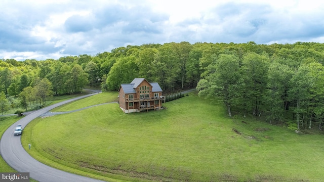 311 Summit Woods Dr, Mc Henry, MD 21541 - view from above of property featuring a forest
