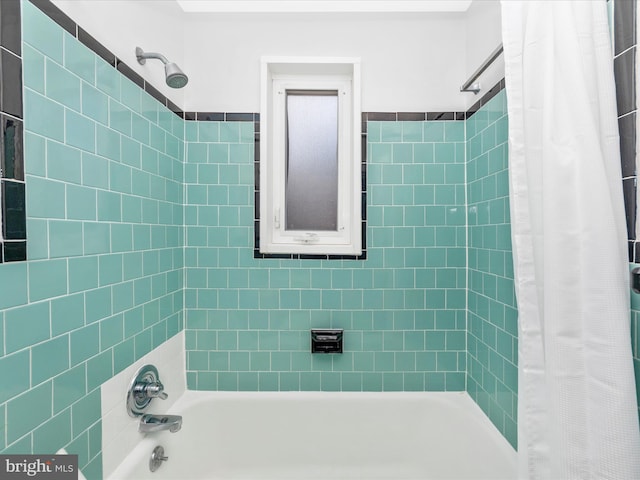 2820 Harris Ave, Silver Spring, MD 20902 - bathroom featuring shower / tub combo with curtain