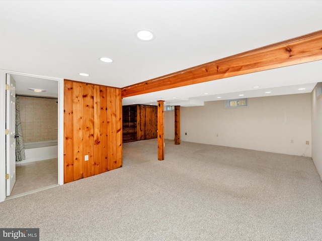 2820 Harris Ave, Silver Spring, MD 20902 - finished basement with carpet and recessed lighting