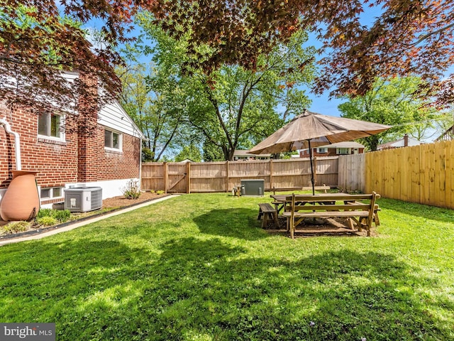 2820 Harris Ave, Silver Spring, MD 20902 - view of yard with central air condition unit