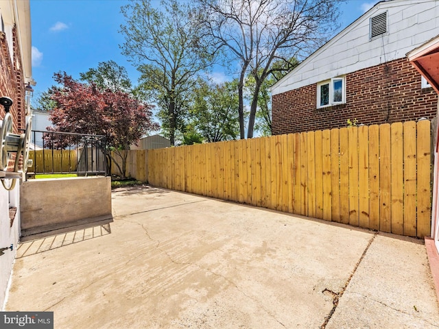 2820 Harris Ave, Silver Spring, MD 20902 - fenced backyard with a patio area