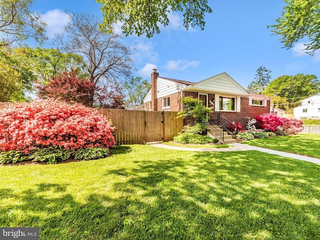 2820 Harris Ave, Silver Spring, MD 20902 - view of front facade with brick siding and a chimney