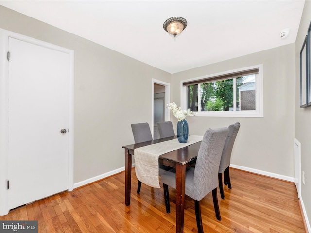 2820 Harris Ave, Silver Spring, MD 20902 - dining space featuring light wood-style floors and baseboards