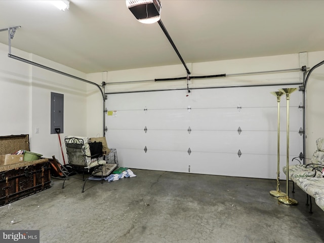 12953 Little Hayden Cir, Hagerstown, MD 21742 - garage with electric panel and a garage door opener