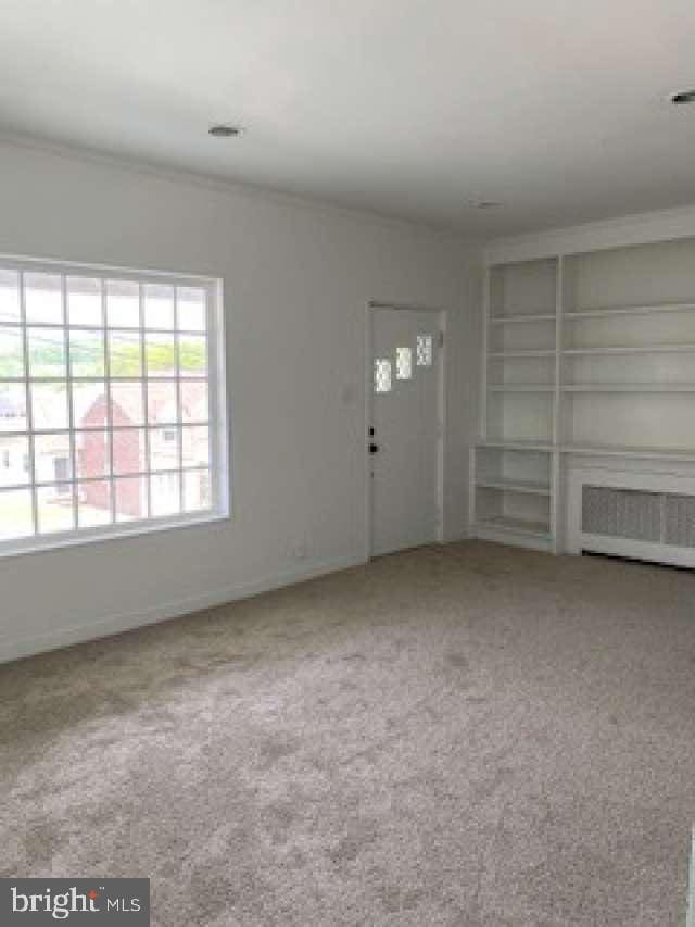 70 Chestnut St, Mohnton, PA 19540 - entrance foyer featuring carpet floors, ornamental molding, and baseboards
