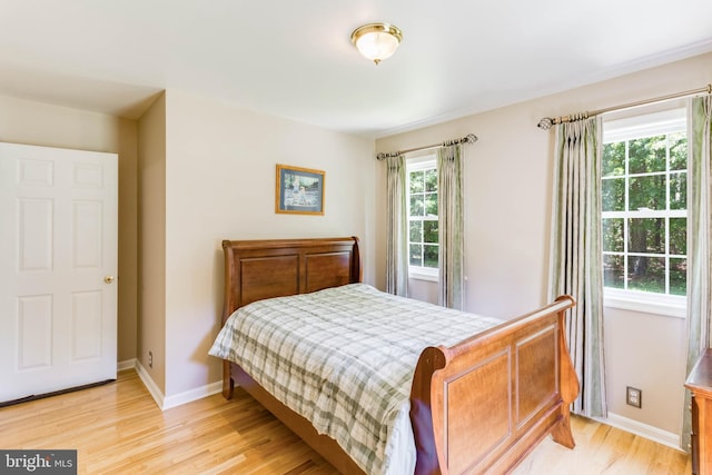 14323 Shiloh Church Rd, Laurel, DE 19956 - bedroom featuring light wood-type flooring and baseboards