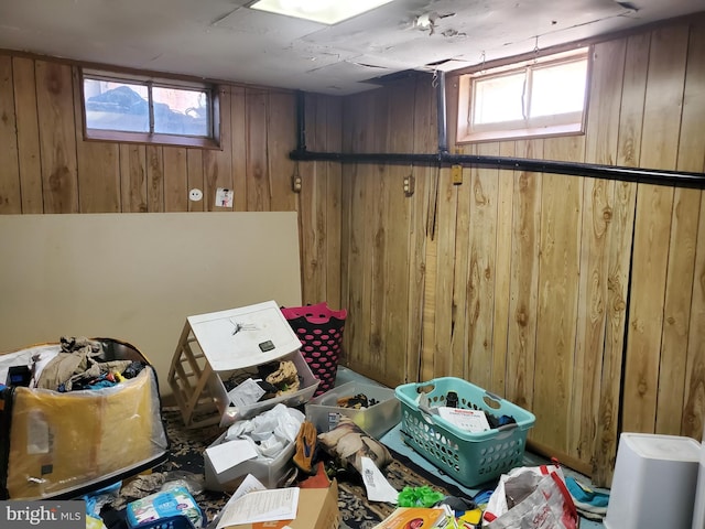 196 Jerrys Ave, Clayton, NJ 08312 - below grade area with wood walls and healthy amount of natural light