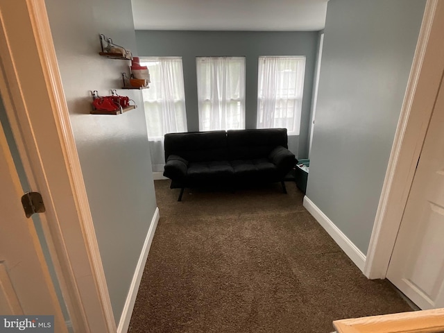12808 New Row Rd, Mount Savage, MD 21545 - carpeted living area featuring baseboards