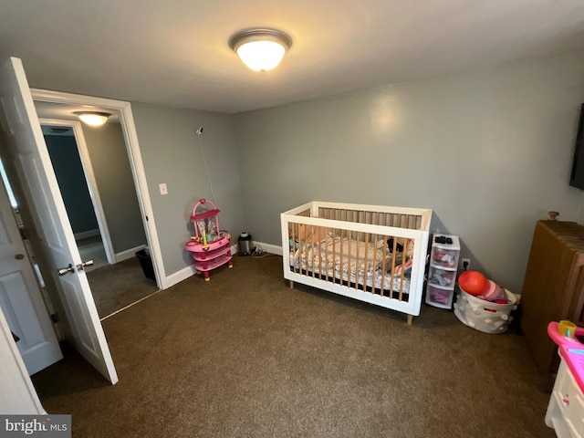 12808 New Row Rd, Mount Savage, MD 21545 - bedroom with carpet flooring, a nursery area, and baseboards