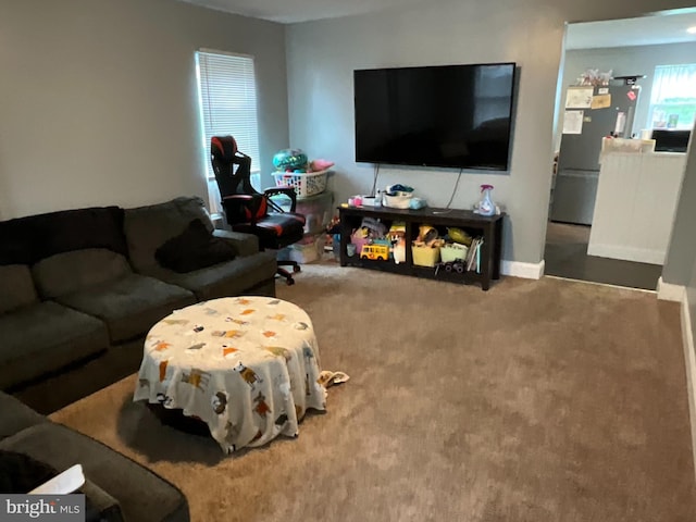 12808 New Row Rd, Mount Savage, MD 21545 - living room featuring carpet flooring