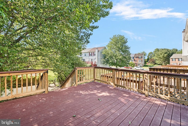 1065 Old Forge Rd, New Castle, DE 19720 - wooden deck with a residential view
