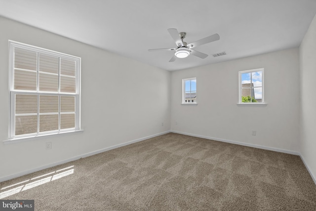 146 Bobbys Branch Rd Unit 71, Millsboro, DE 19966 - unfurnished room featuring carpet, a ceiling fan, and baseboards