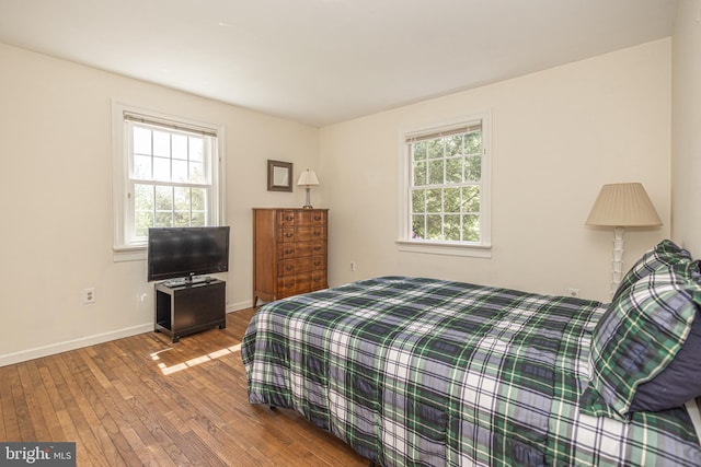 3048 Aquetong Rd, New Hope, PA 18938 - bedroom featuring hardwood / wood-style flooring and baseboards