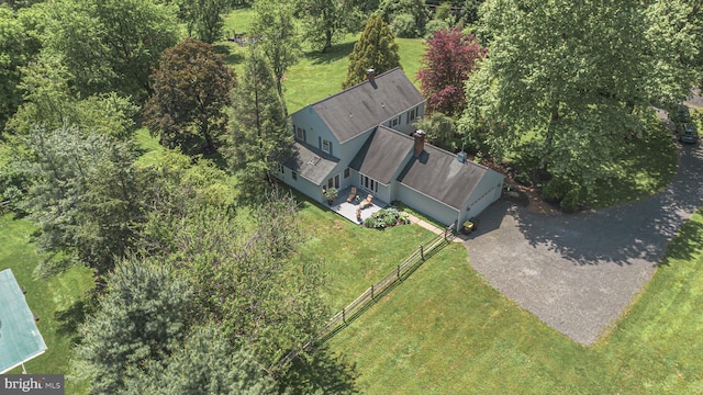 3048 Aquetong Rd, New Hope, PA 18938 - view from above of property