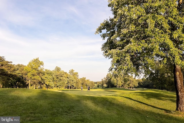 7305 Maplecrest Rd Unit 407, Elkridge, MD 21075 - surrounding community with a lawn and golf course view