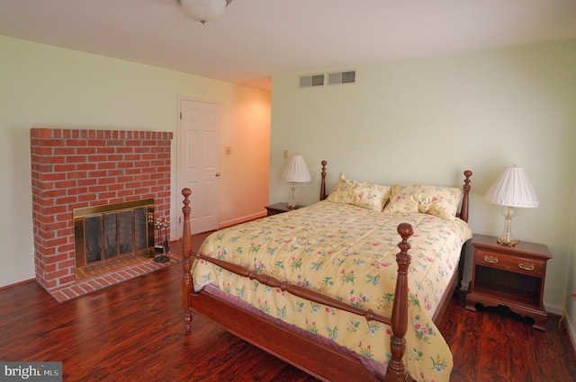 301 Country Club Trl, Fairfield, PA 17320 - bedroom featuring wood finished floors, a fireplace, and baseboards